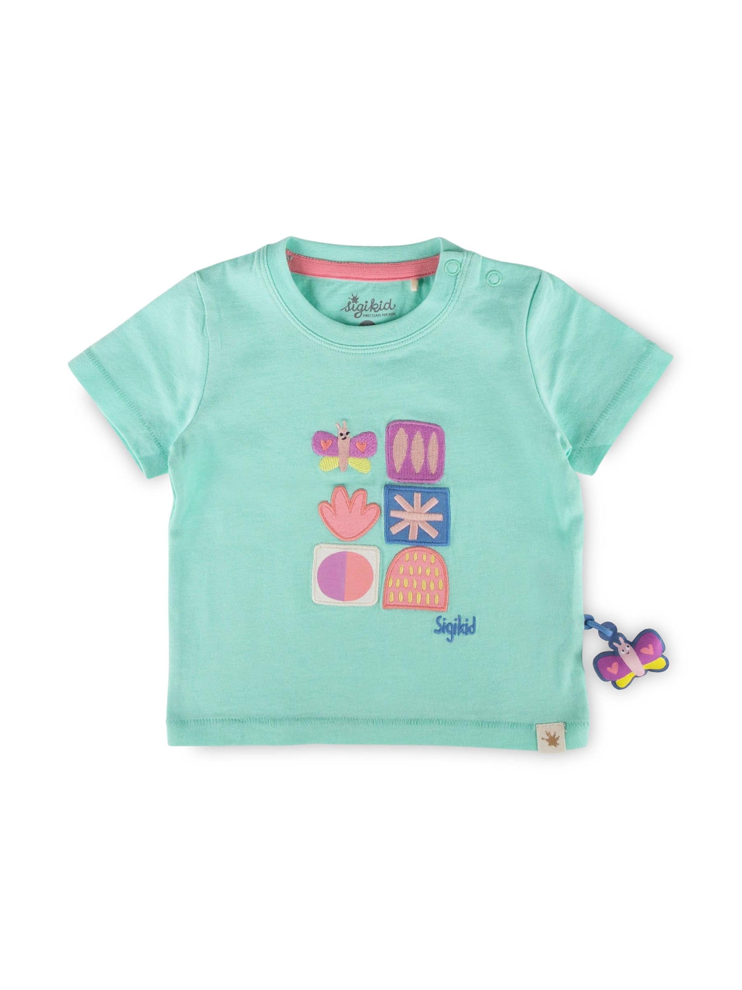 SIGIKID Shirt 'T-Shirt Summer Vibes'‌‌‌‌‌‌ in 62/Regular in türkis, Produktansicht