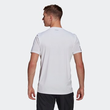 ADIDAS SPORTSWEAR T-Shirt 'Club 3-Stripes' in Weiß