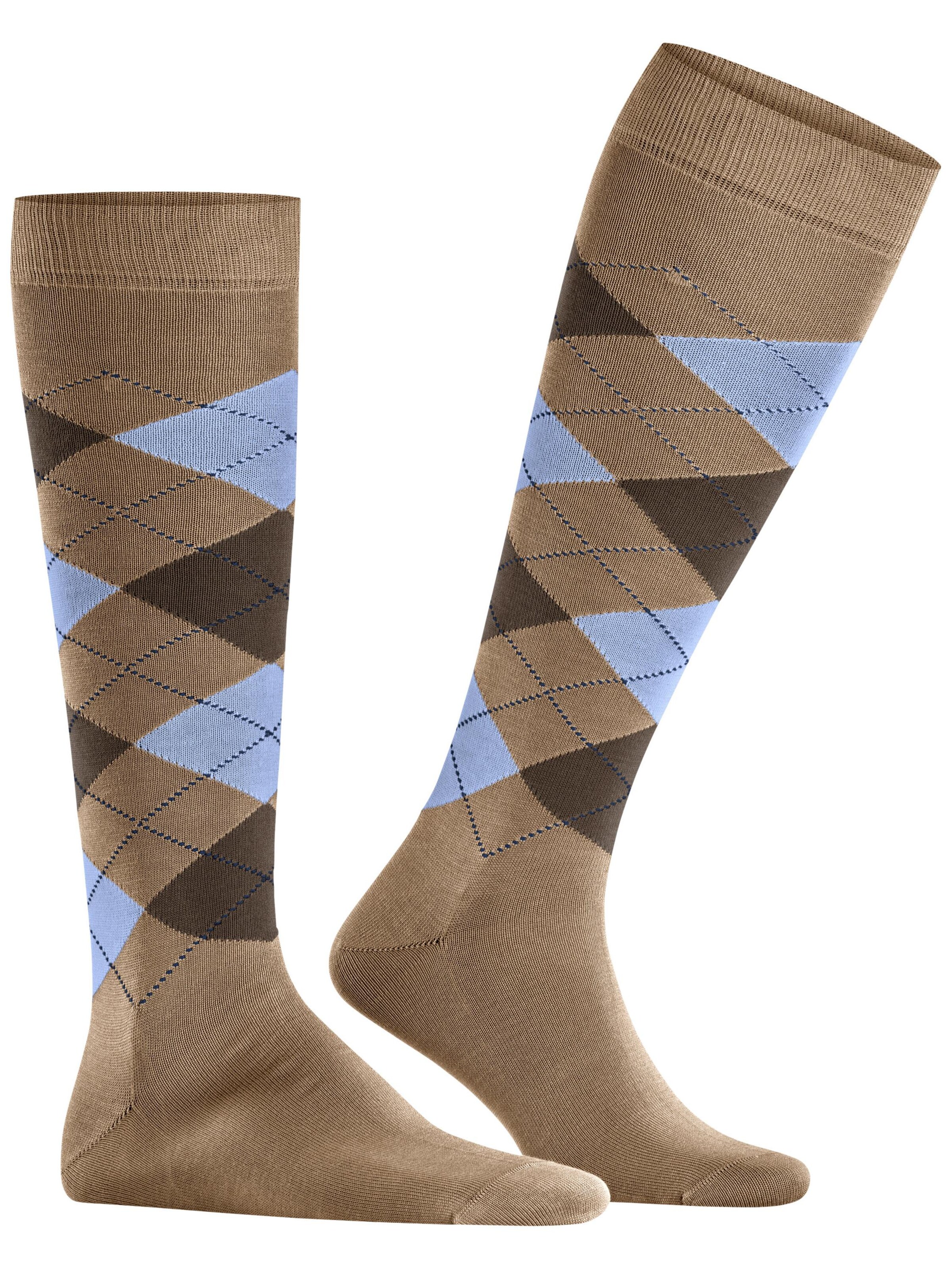 BURLINGTON Kniestrümpfe 'Manchester'‌‌‌‌‌ in Beige