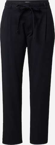 ESPRIT Kalhoty se sklady v pase – černá: přední strana