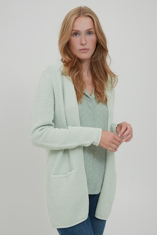 b.young Knit Cardigan 'BYMIKALA' in Green: front