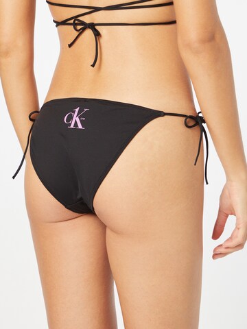 juoda Calvin Klein Swimwear Bikinio kelnaitės 'One'