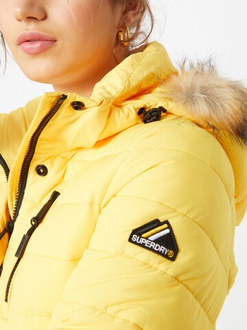 Superdry Winter Jacket in Yellow