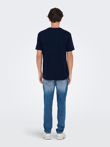 Only & Sons Shirt 'LENNY LIFE' in Blauw