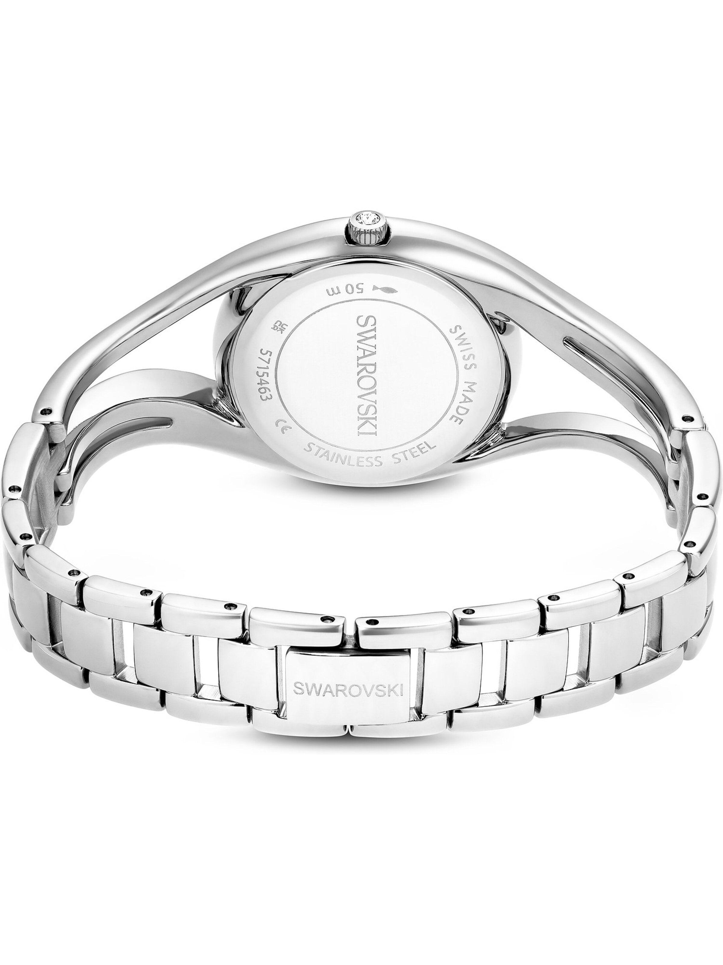 Swarovski Analoguhr in Silber