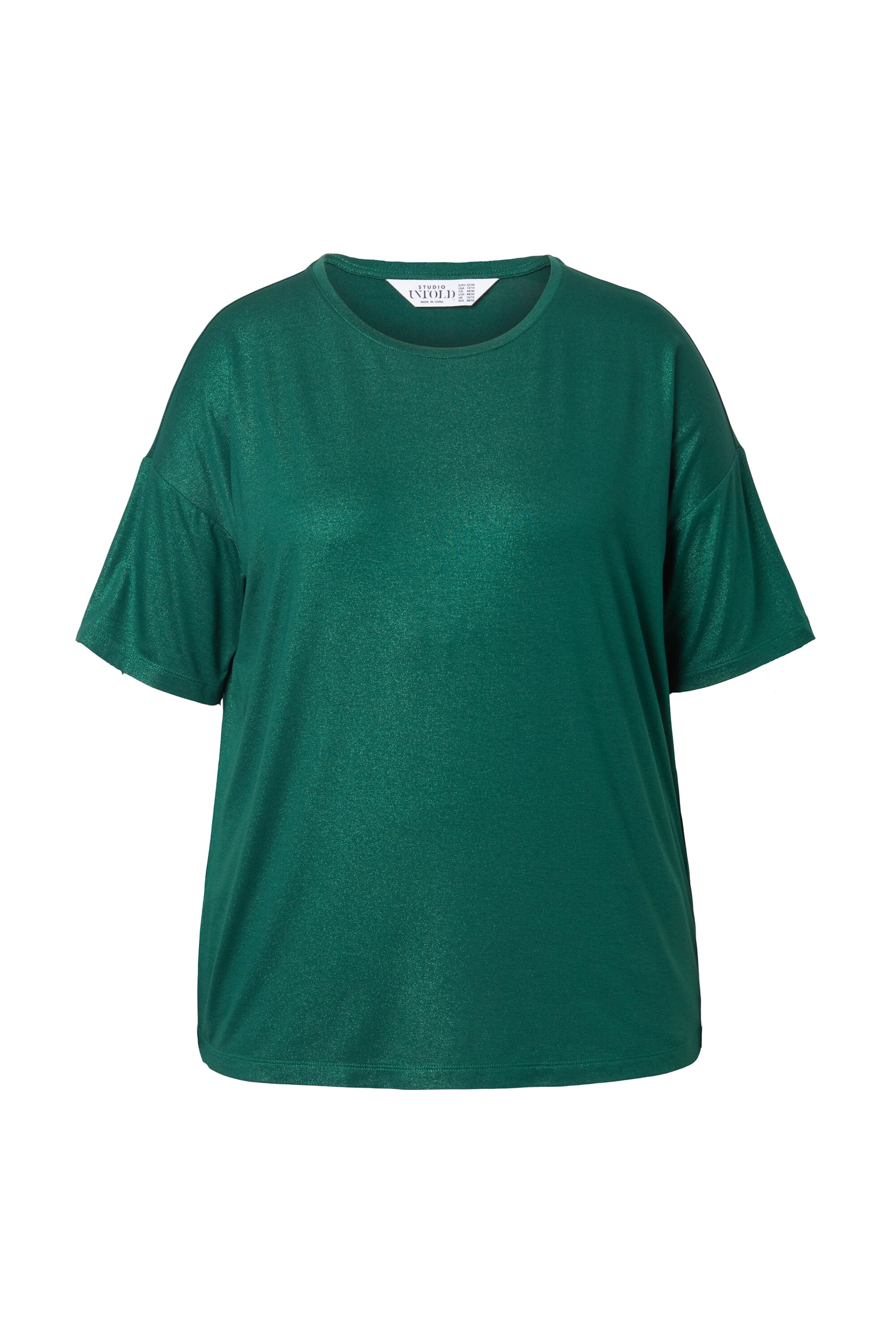 Studio Untold Shirt in Groen: voorkant