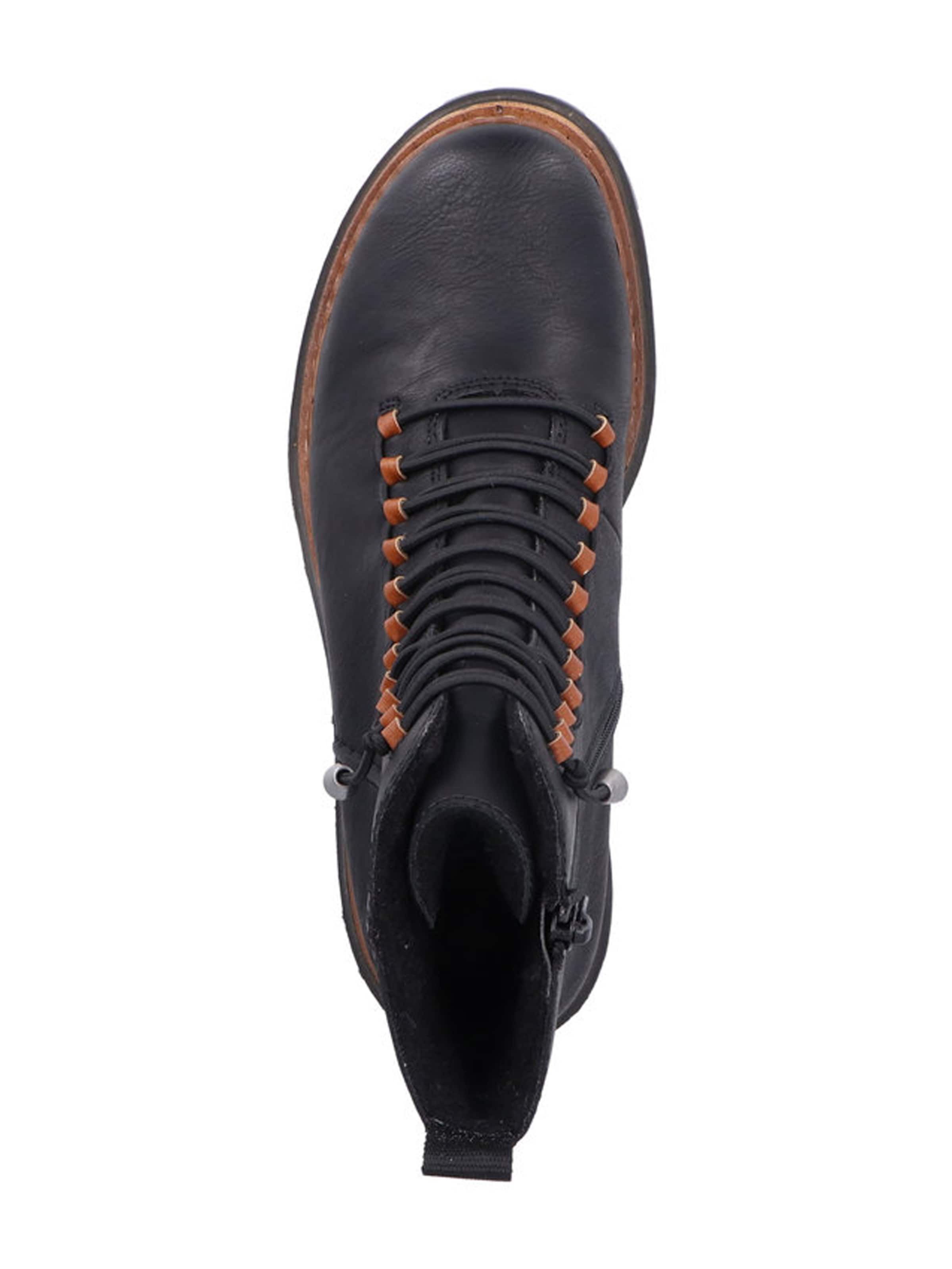 Rieker Schnürstiefelette in Schwarz