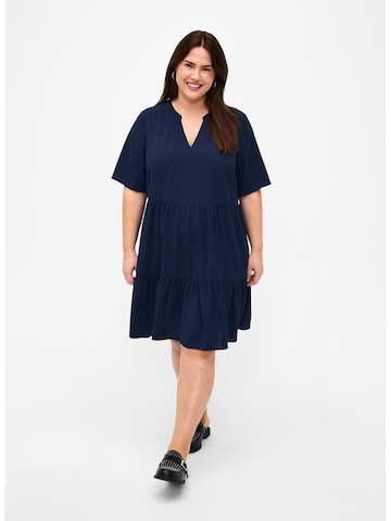 Zizzi Jurk 'VAnni' in Blauw