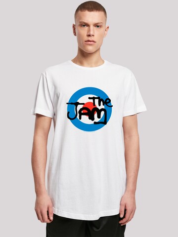 F4NT4STIC Shirt 'The Jam Band' in Wit: voorkant