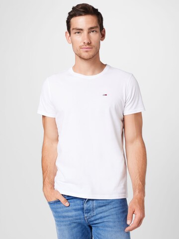 T-Shirt Tommy Jeans en bleu : devant