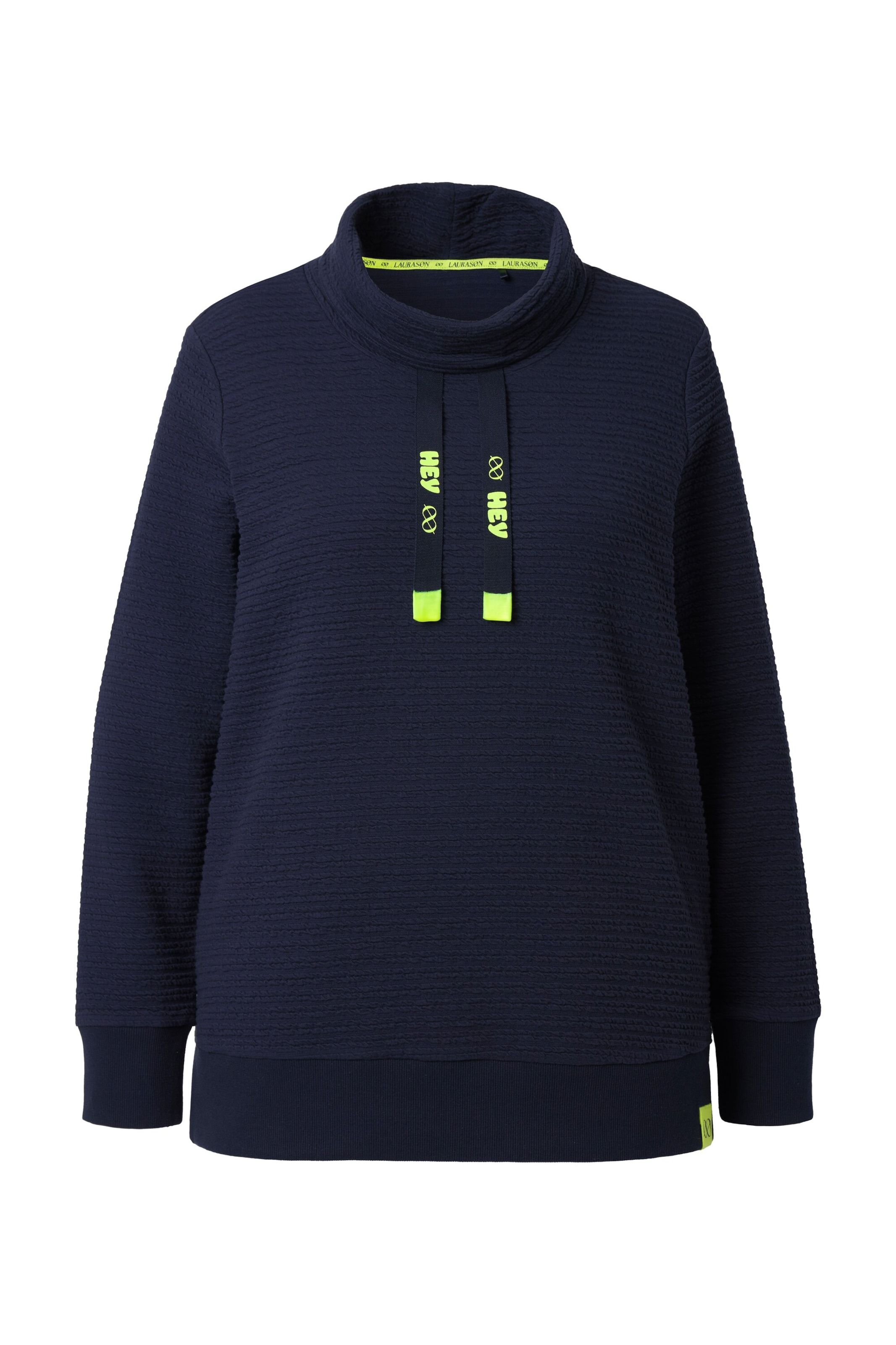 LAURASØN Sweatshirt in Blue: front