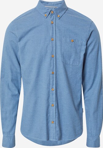 Chemise BLEND en bleu : devant