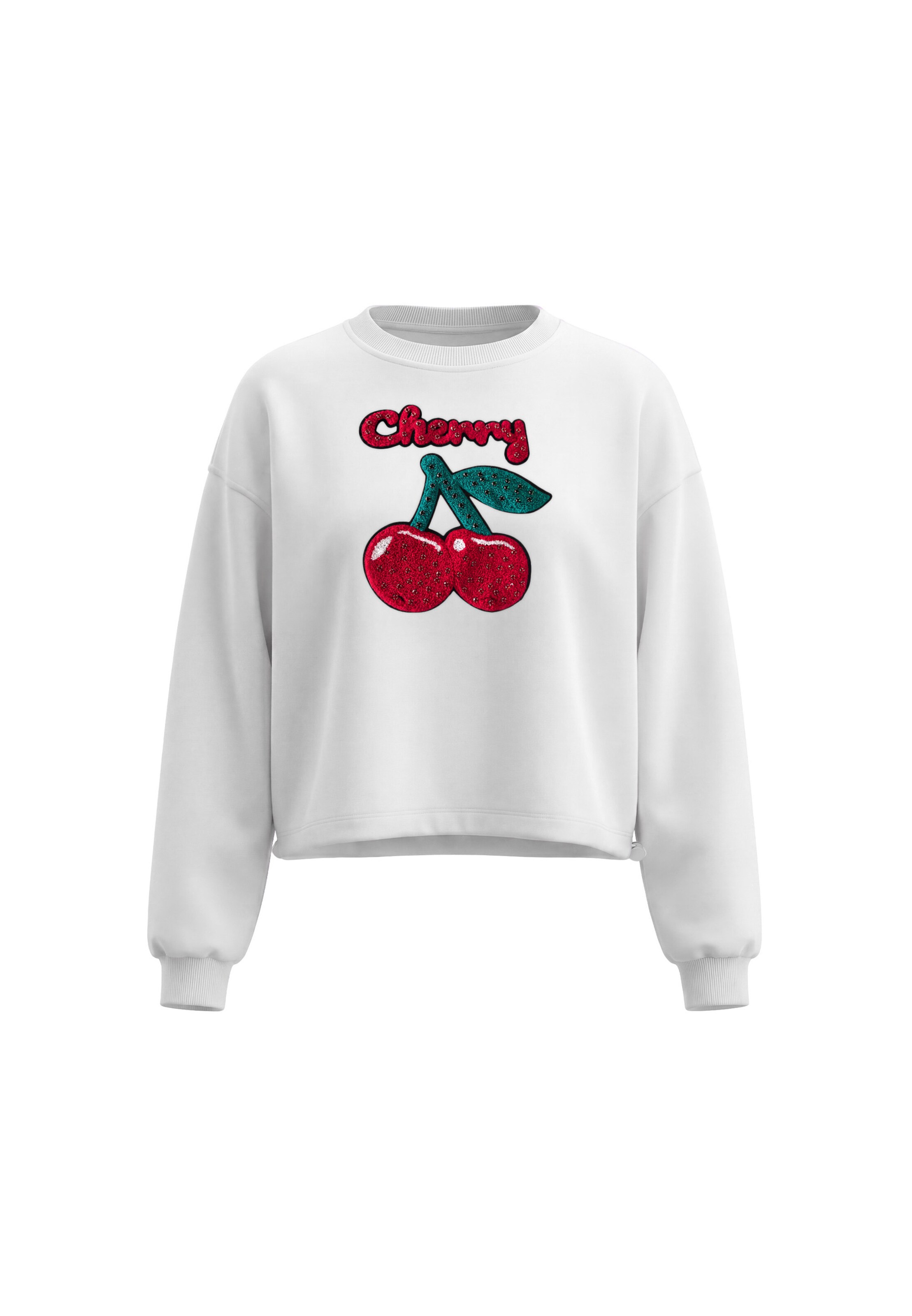 MYMO Sweatshirt in White: front