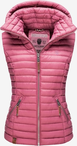 NAVAHOO Vest 'Shadaa' in Pink: front