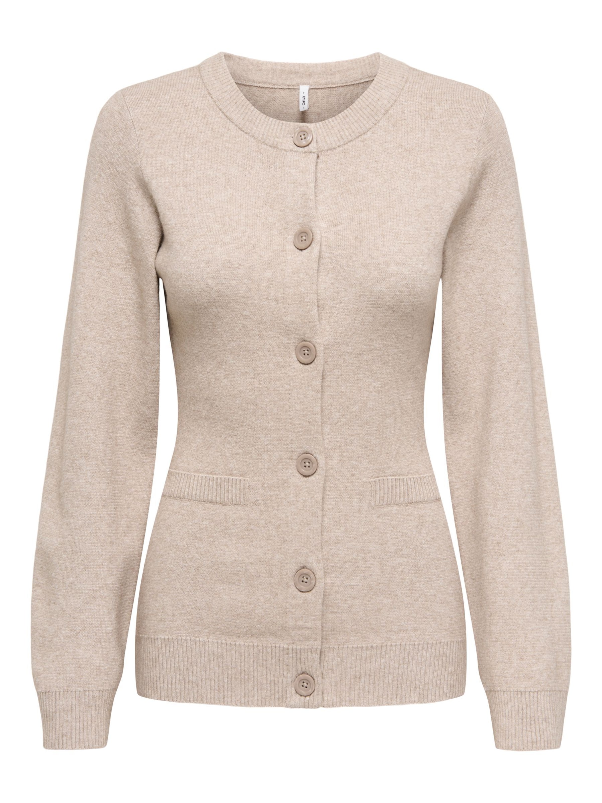 Only Tall Strickjacke 'ONLKATIA' in Beige: Vorderseite