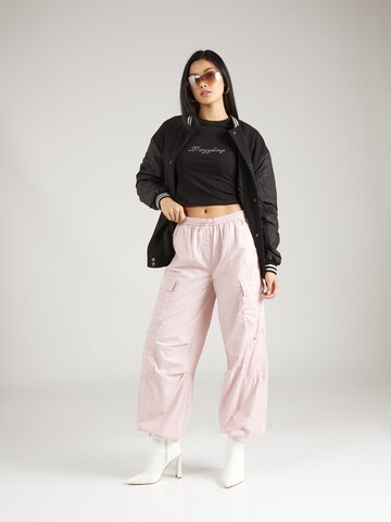 Tally Weijl Tapered Cargo trousers in Pink