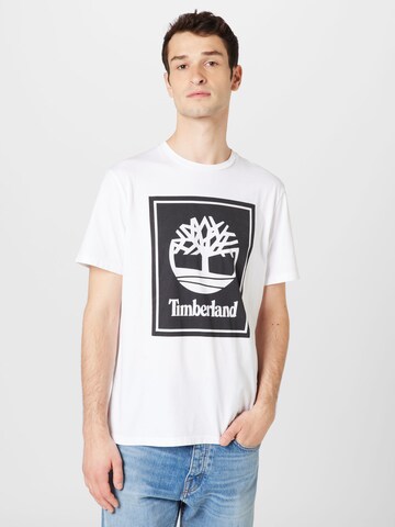 TIMBERLAND Μπλουζάκι σε λευκό: μπροστά