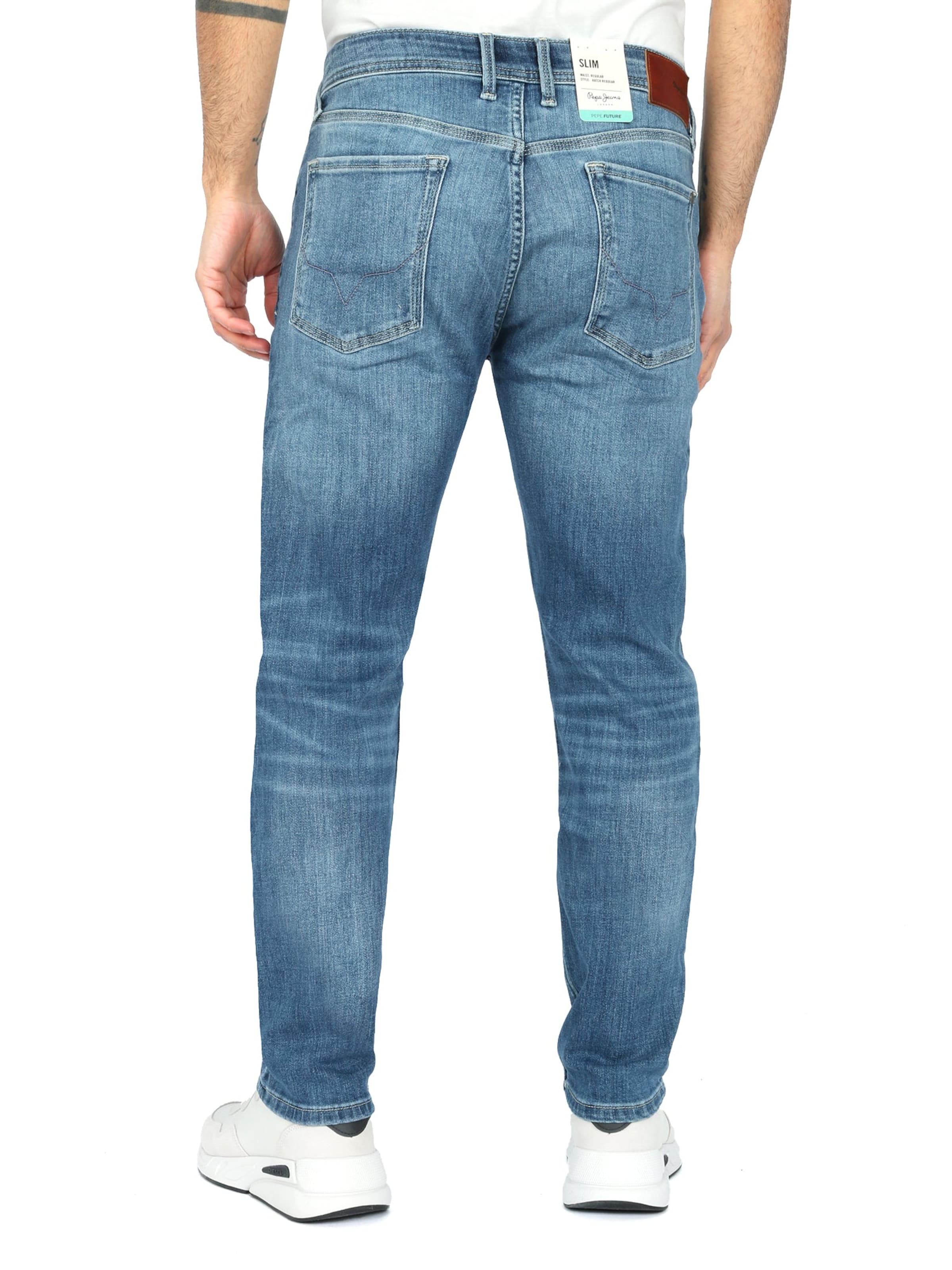 Pepe Slimfit Jeans 'Slim Hatch' in Blauw