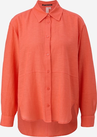 QS Blouse in Orange: front