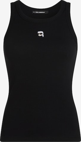 juoda Karl Lagerfeld Palaidinė be rankovių: priekis