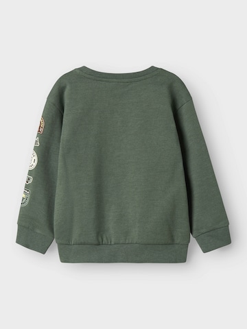 NAME IT - Sweatshirt 'NMMOLAF' em verde