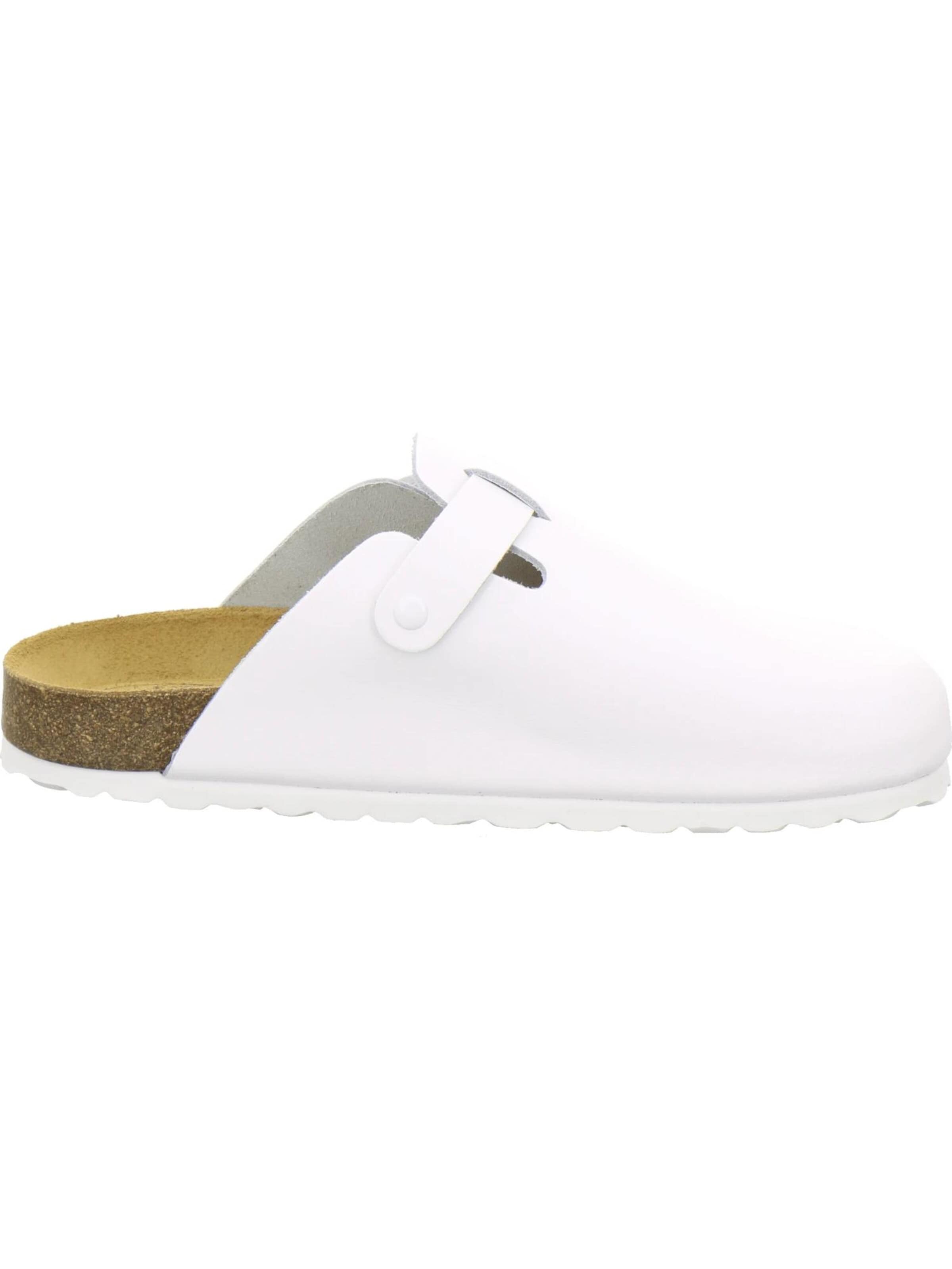 AFS-Schuhe Clogs 'Clogs Herren weiß Glattleder' in White