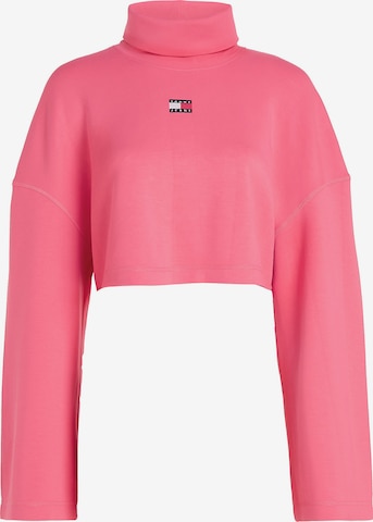 Tommy Jeans Sweatshirt in Roze: voorkant