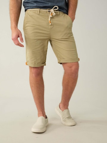Pantalon 'KARMA' Deeluxe en beige : devant