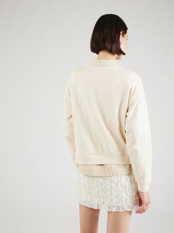 Sweat-shirt 'JDYFLAME' JDY en beige
