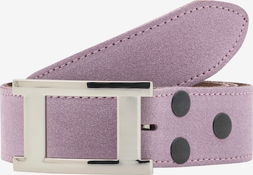 RETTUNGSRING by showroom 019° Belt 'Alaska' in Purple: front