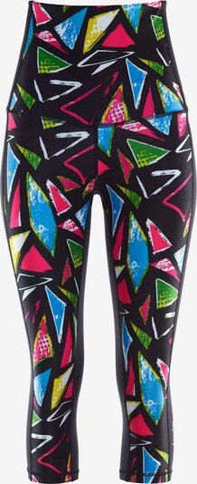 Winshape Pantalon de sport 'HWL210' en bleu / vert / grenadine / noir, Vue avec produit