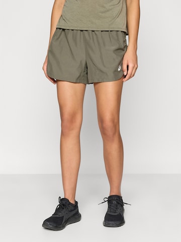 ASICS tavaline Spordipüksid 'NAGINO', värv roheline: eest vaates