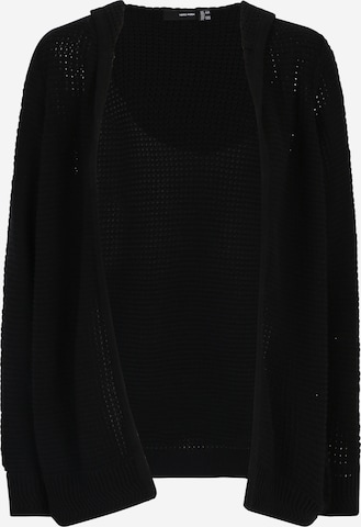 Vero Moda Petite Gebreid vest 'SKYLA' in Zwart: voorkant