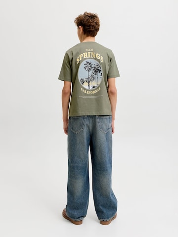T-Shirt Jack & Jones Junior en vert : devant