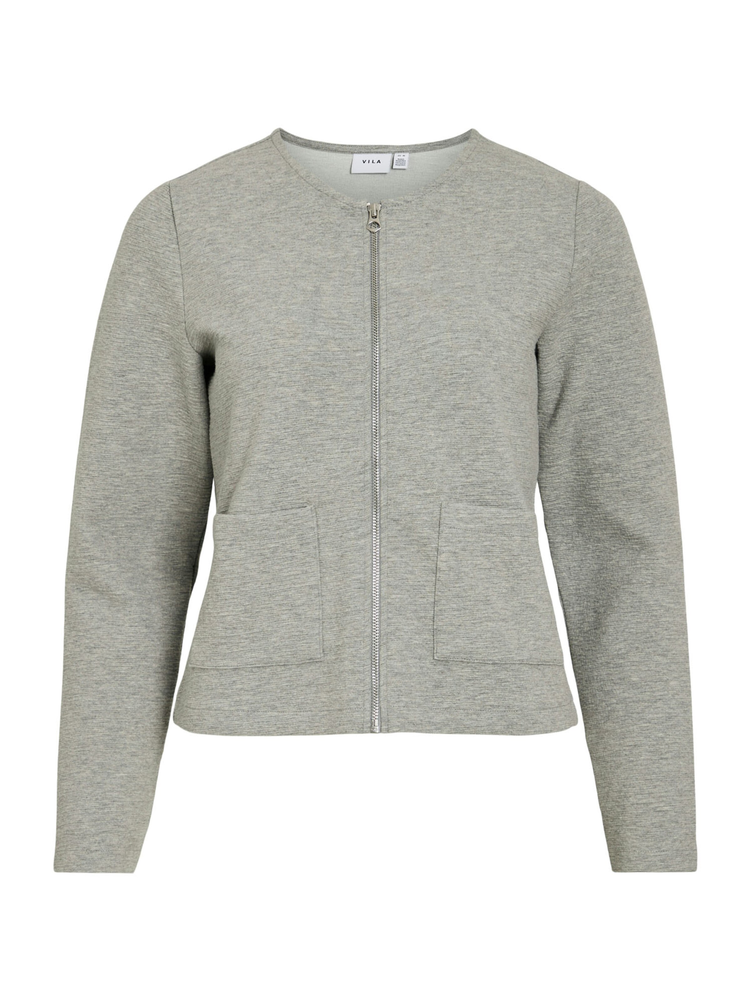 VILA Cardigan 'VIGARDEN' i grå: forside
