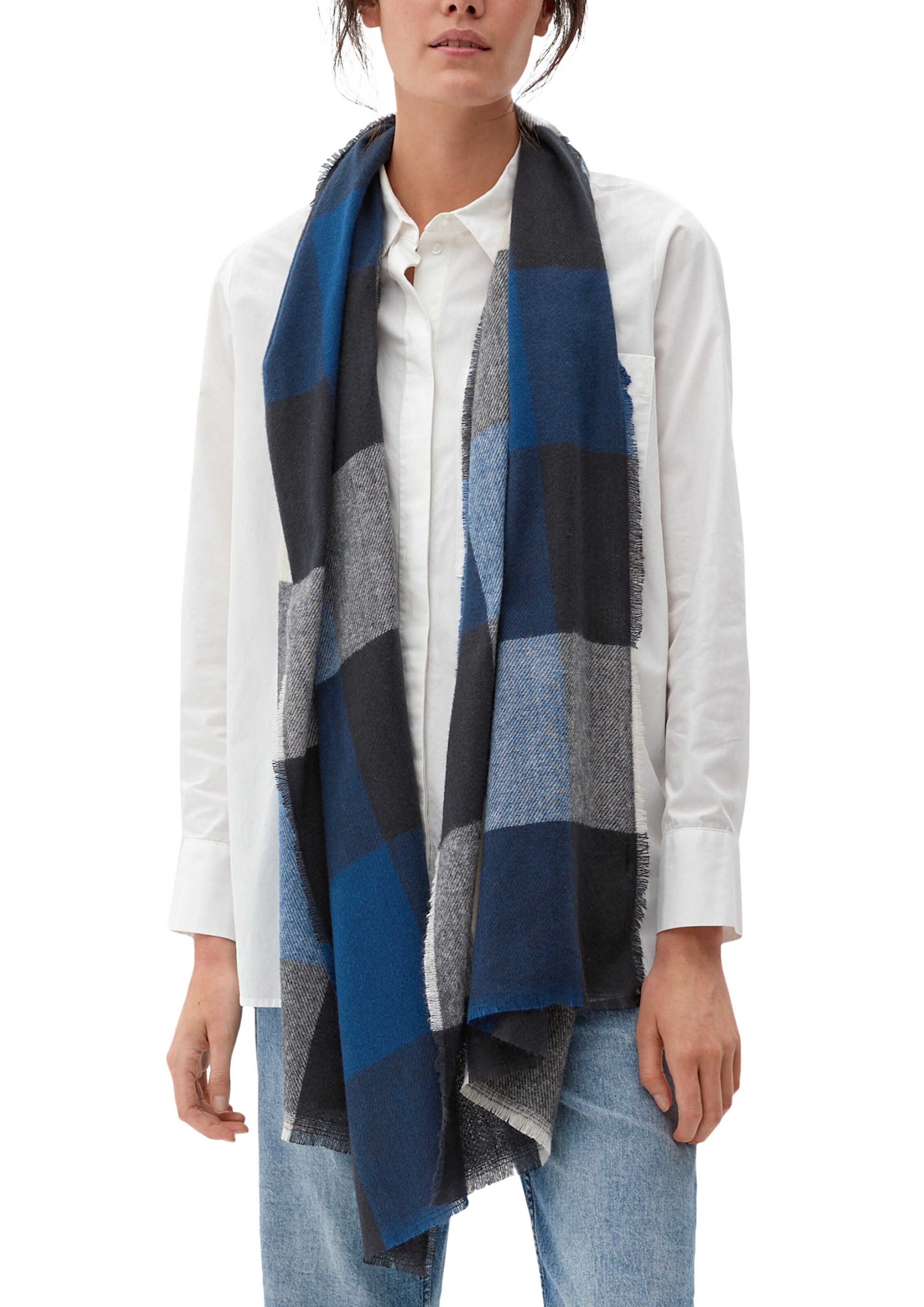 s.Oliver Scarf in Blue