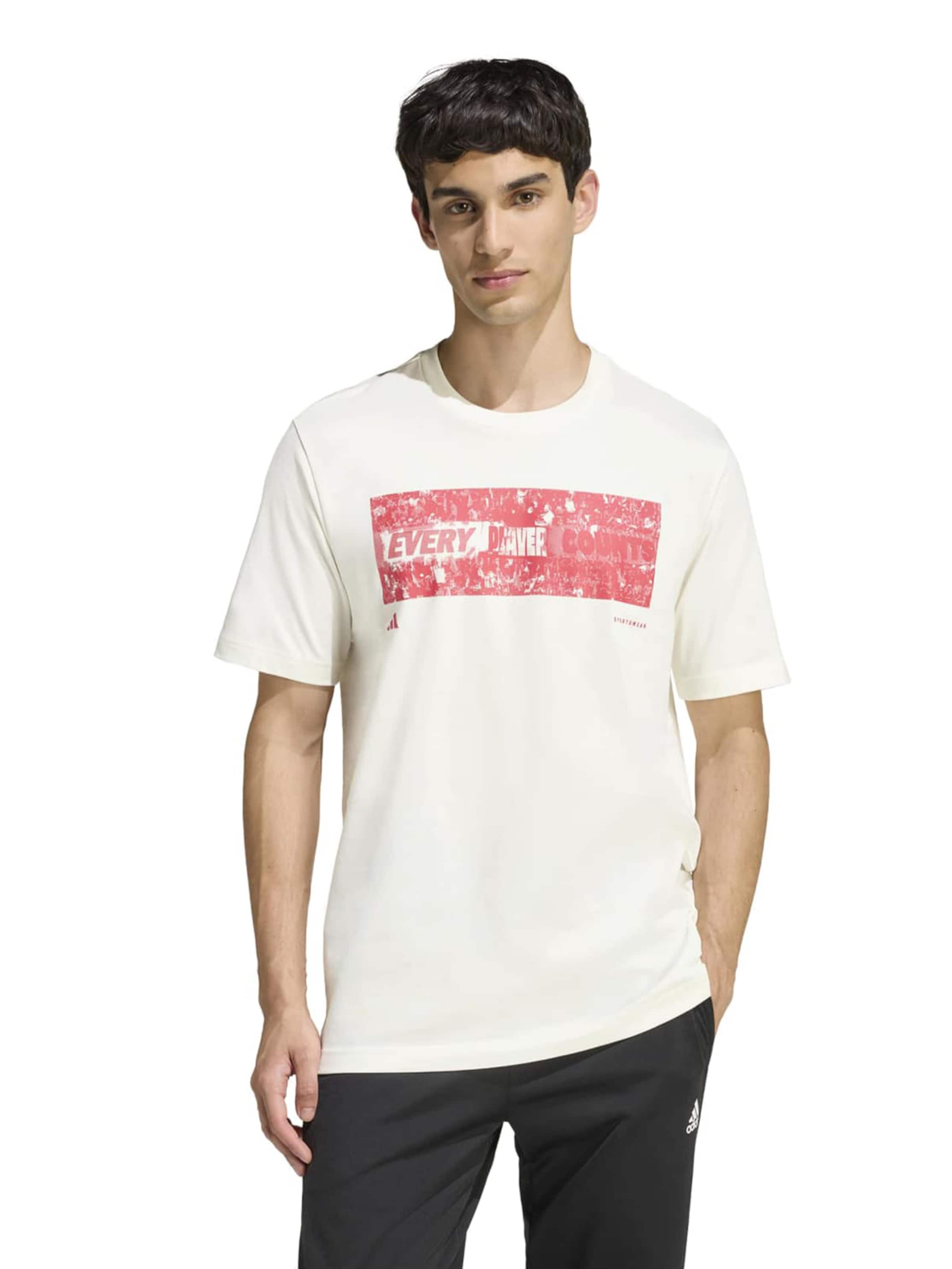 ADIDAS SPORTSWEAR Funktionsskjorte 'STADIUM FANS' i hvid: forside