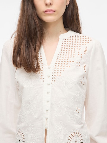 ROUGE EDIT Bluse i hvid