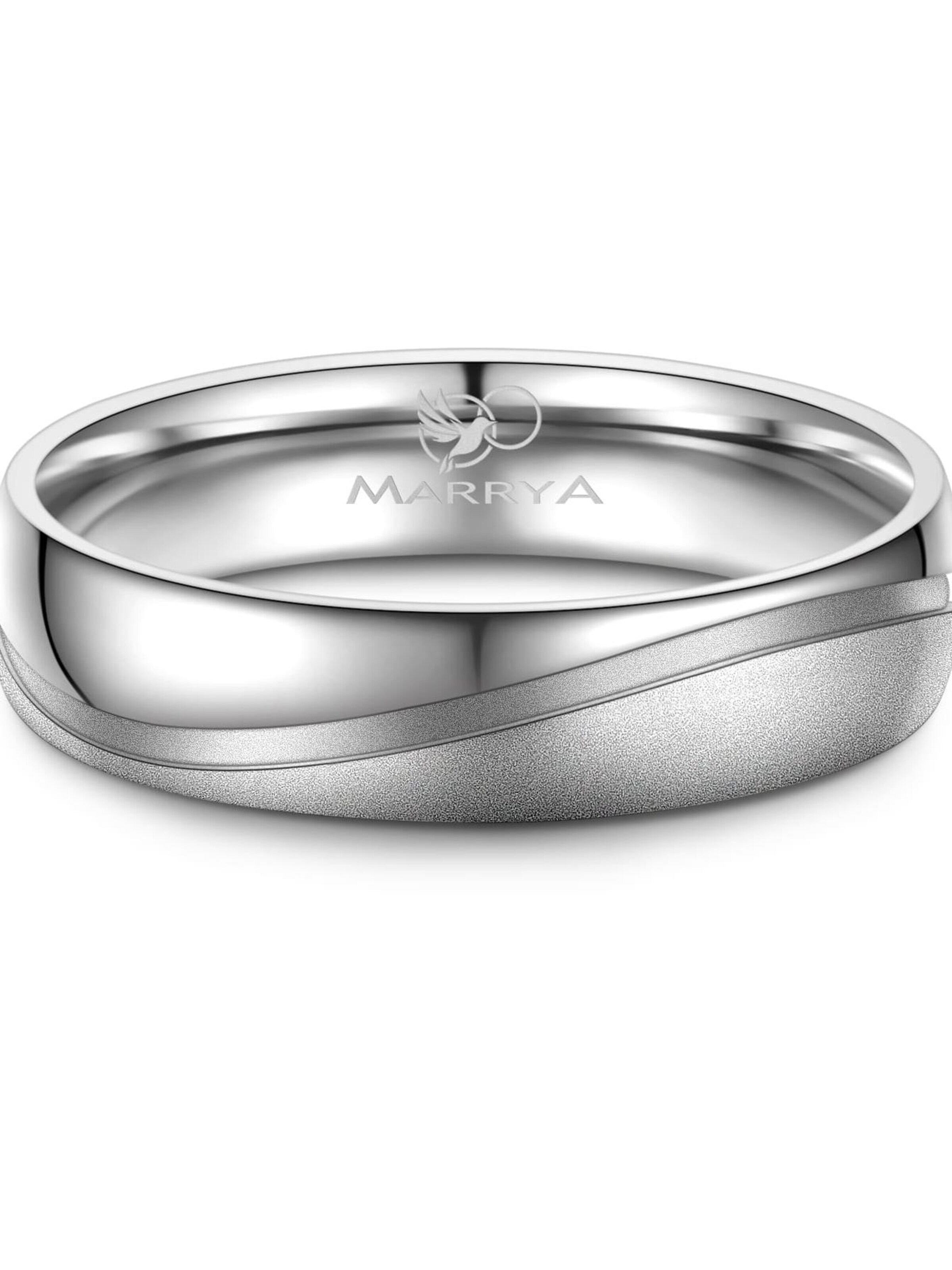 Anello 'MARRYA SI-29 Ehering aus Silber' di MARRYA in argento