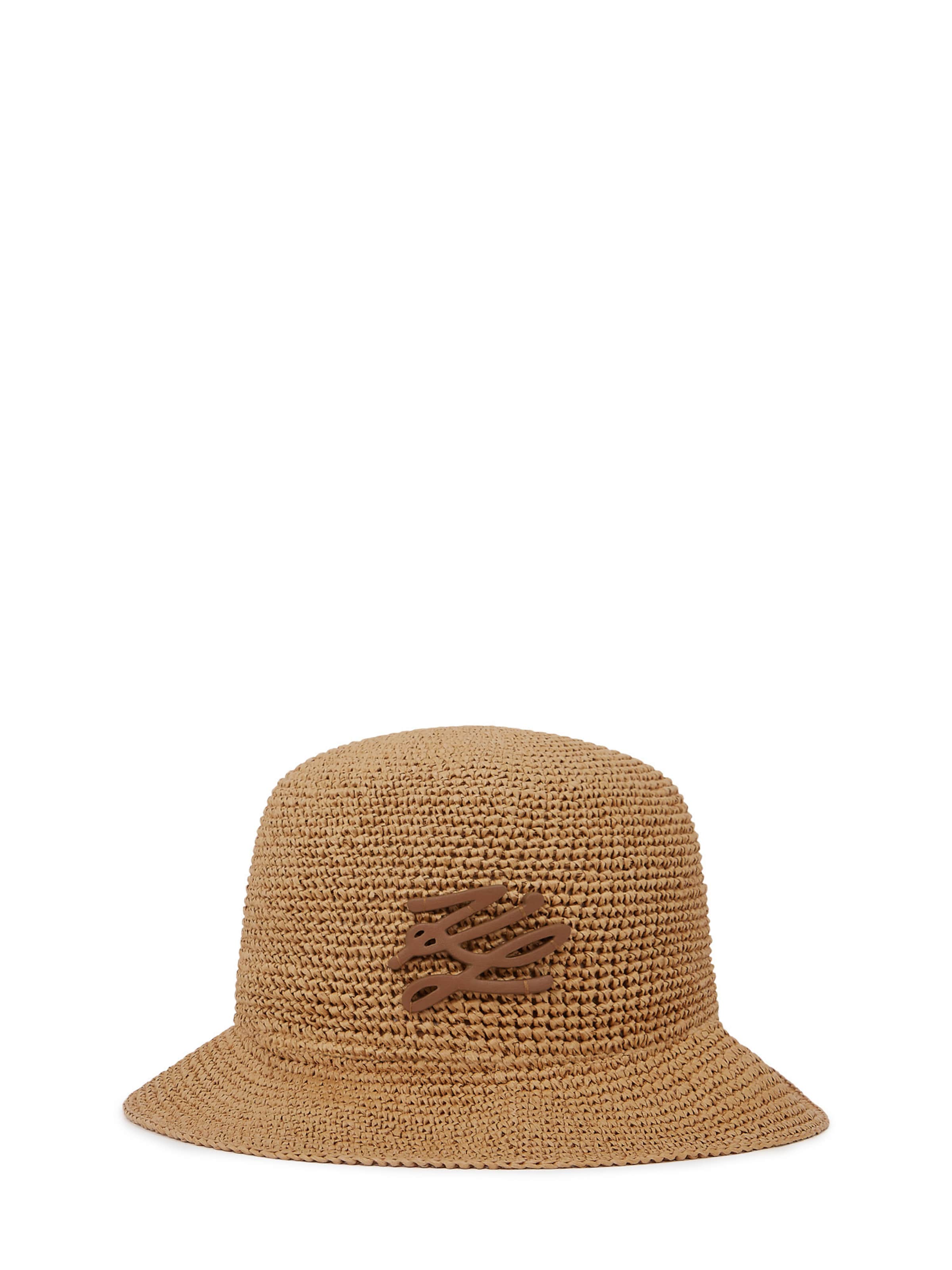 bēšs Karl Lagerfeld Hūte: no priekšpuses