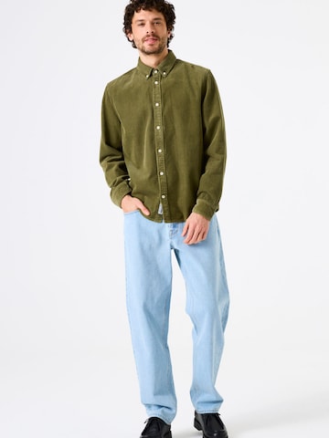 GARCIA Regular Fit Hemd in Grün