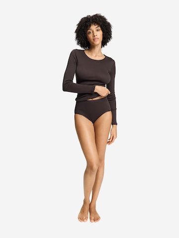 T-shirt ' Cotton Seamless ' Hanro en marron