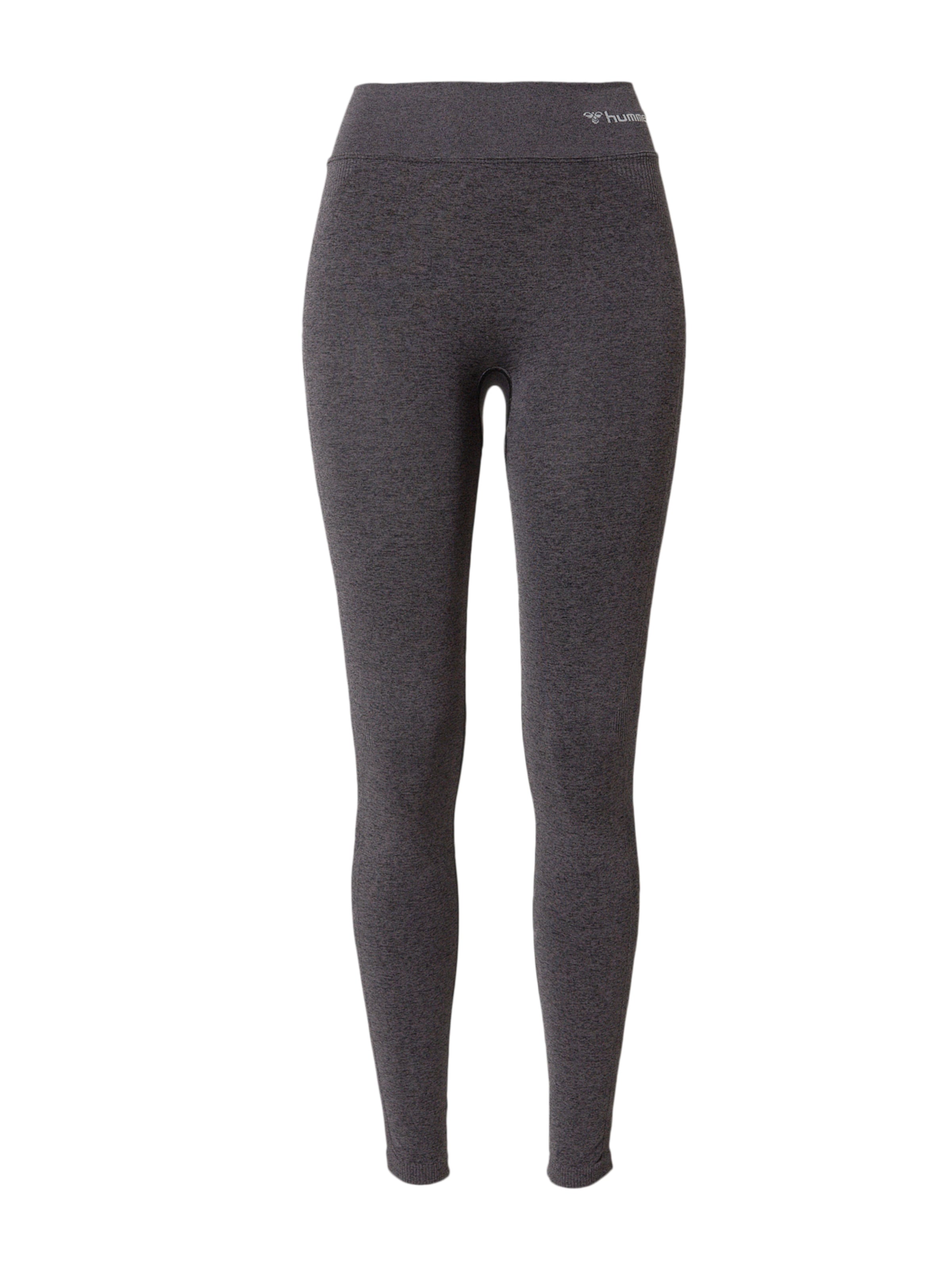 Hummel Skinny Sportbroek in Zwart: voorkant
