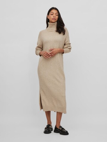 VILA Strickkleid 'Ril' in Beige: predná strana