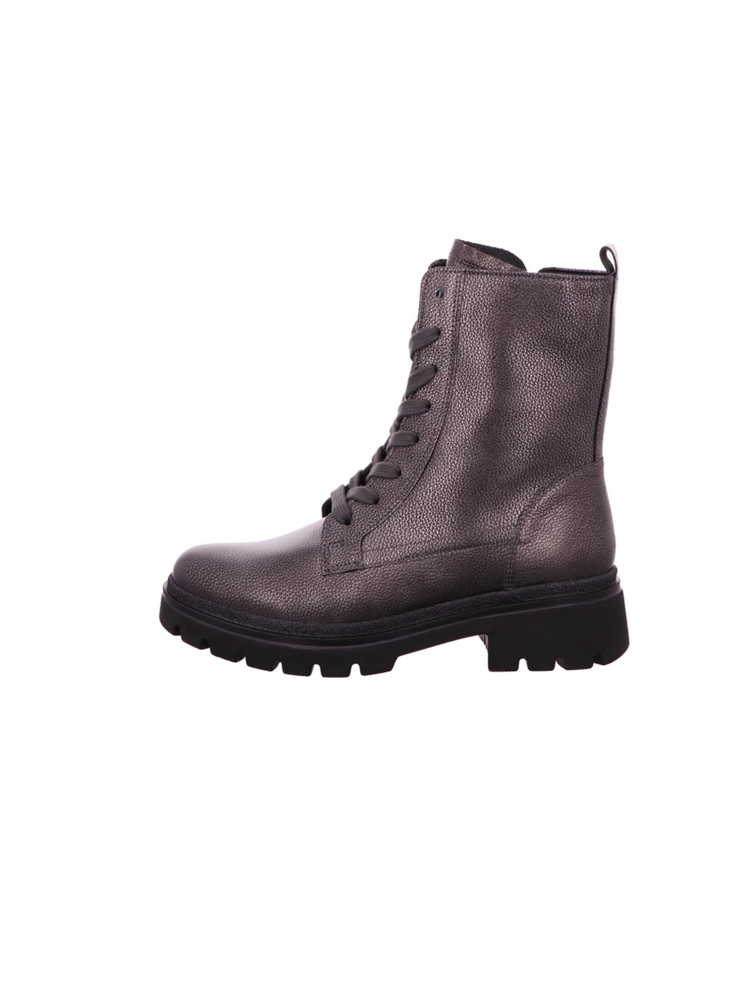 GABOR Lace-Up Ankle Boots in Grey