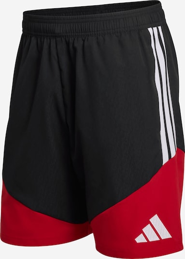 ADIDAS PERFORMANCE Sportske hlače u crvena / crna / bijela, Pregled proizvoda