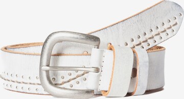 BA98 Belt in White: front