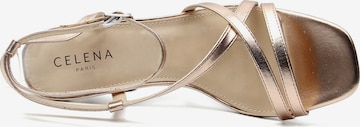 Celena Remienkové sandále 'Chia' - Zlatá