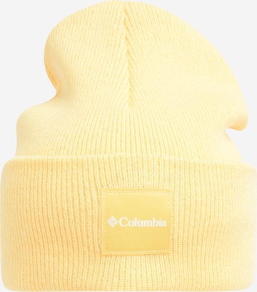 Casquette de sport 'City Trek' COLUMBIA en jaune : devant