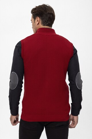 Felix Hardy Gebreid vest in Rood